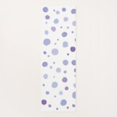 handgemalte Polka Punkte Yogamatte (Rückseite)