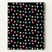 Handgemalte Punkte Name Journal-Notebook Notizblock (Rückseite)