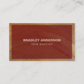 Handgemalte Rahmen Visitenkarte (Vorderseite)