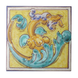 Handgemalte Replica Keramik Tile - Spanien, Mexika Fliese
