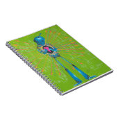 Handgemalte Robot-Notebooks Notizblock (Rechte Seite)