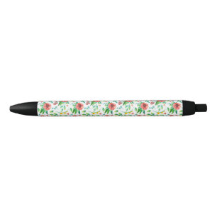 Handgemalte rosa Blume Blumenmuster-23498 Kugelschreiber
