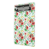 Handgemalte rosa Blume Blumenmuster-23498 Mini Klemmbrett (Gewinkelt2)