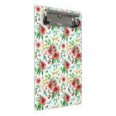 Handgemalte rosa Blume Blumenmuster-23498 Mini Klemmbrett (Schrägansicht)