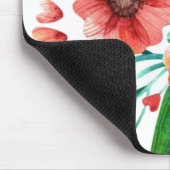 Handgemalte rosa Blume Blumenmuster-23498 Mousepad (Ecke)