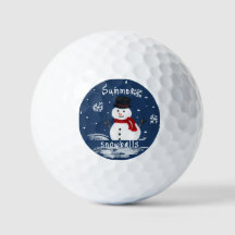 Handgemalte Snowman SNOWBALLS