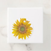 Handgemalte Sonnenblumen-Liebesmarken Geschenkanhänger (Beispiel)