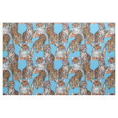 Handgemalte Tigerstoffe Stoff (Fat Quarter (45,7 x 55,9 cm))