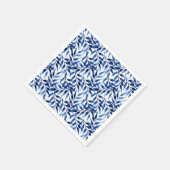 Handgemalte Tintenpatrone Serviette (Ecke)