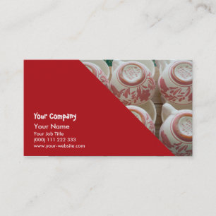 Handgemalte Tonwaren Azoren Visitenkarte