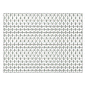 Handgemalte tropische Palme-Gewohnheit Tischdecke (Vorderseite (Horizontal))