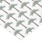 Handgemalte tropische Palme-Gewohnheit Tischdecke (Schrägansicht)