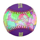 Handgemalte und digital gestrichene Muster Art 41 Baseball (Vorderseite)
