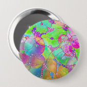 Handgemalte und digital gestrichene Muster Art 41 Button (Vorne & Hinten)