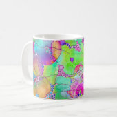 Handgemalte und digital gestrichene Muster Art 41 Kaffeetasse (Vorderseite Links)