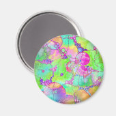 Handgemalte und digital gestrichene Muster Art 41 Magnet (Vorderseite/Rückseite)