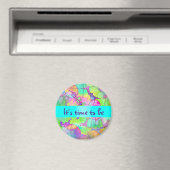 Handgemalte und digital gestrichene Muster Art 41 Magnet (In Situ (Geschirrspüler))