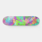 Handgemalte und digital gestrichene Muster Art 41 Skateboard (Horizontal)
