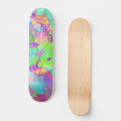 Handgemalte und digital gestrichene Muster Art 41 Skateboard (Vorderseite)