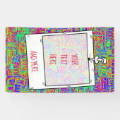 Handgemalte und digital gestrichene Muster Art 42 Banner (Horizontal)