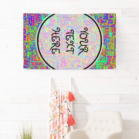 Handgemalte und digital gestrichene Muster Art 42 Banner (Insitu)