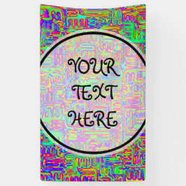 Handgemalte und digital gestrichene Muster Art 42 Banner