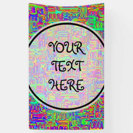 Handgemalte und digital gestrichene Muster Art 42 Banner (Vertikal)