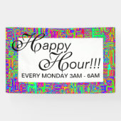 Handgemalte und digital gestrichene Muster Art 42 Banner (Horizontal)