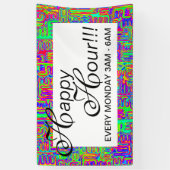 Handgemalte und digital gestrichene Muster Art 42 Banner (Vertikal)