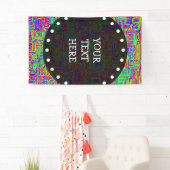 Handgemalte und digital gestrichene Muster Art 42 Banner (Insitu)