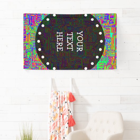 Handgemalte und digital gestrichene Muster Art 42 Banner (Insitu)