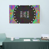 Handgemalte und digital gestrichene Muster Art 42 Banner (Messeveranstaltung)