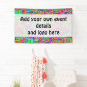 Handgemalte und digital gestrichene Muster Art 42 Banner (Insitu)