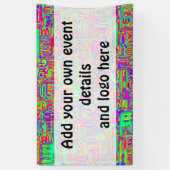 Handgemalte und digital gestrichene Muster Art 42 Banner (Vertikal)