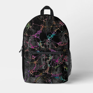 Handgemalte und digital gestrichene Muster Art 44 Bedruckter Rucksack
