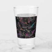 Handgemalte und digital gestrichene Muster Art 44 Glas (Rückseite)