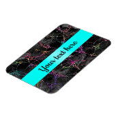 Handgemalte und digital gestrichene Muster Art 44 Magnet (Linke Seite)