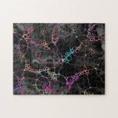 Handgemalte und digital gestrichene Muster Art 44 Puzzle (Horizontal)