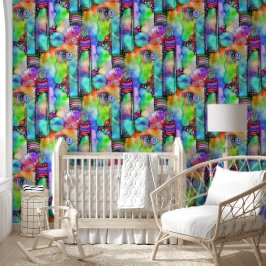 Handgemalte und digital gestrichene Muster Art 64a Tapete