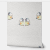 Handgemalte Vögel - Aquarell-Design - Kinderzimmer Tapete (Abrollen)