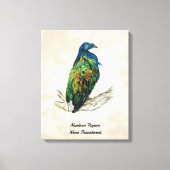 Handgemalte Vogeldrucke auf Leinwand (Vorderseite)