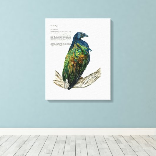 Handgemalte Vogeldrucke auf Leinwand (Insitu (Holzboden))