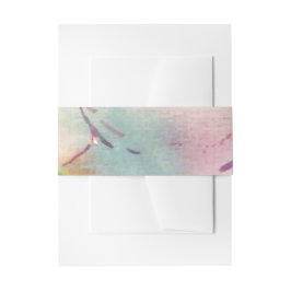 Handgemalte Wasserfarbe-Belizean-Hibiskus Einladungsbanderole