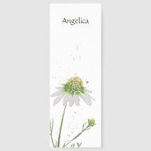 Handgemalte Wasserfarbe Daisy Custom Bible Verse