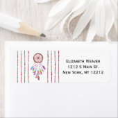 Handgemalte Wasserfarbe Dreamcatcher Beads Feather (Insitu)