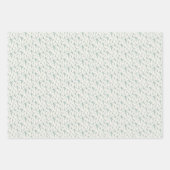 Handgemalte Wasserfarbe gemustert Geschenkpapier Set (Vorderseite 3)