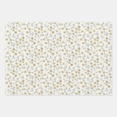 Handgemalte Wasserfarbe gemustert Geschenkpapier Set (Vorderseite 2)