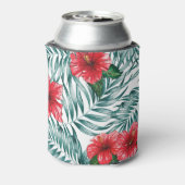 Handgemalte Wasserfarbe Gumamela kann kühler werde Dosenkühler (Kanne Rückseite)