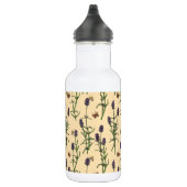 Handgemalte Wasserfarbe und Farbmuster mit Lava Edelstahlflasche (Rechts)