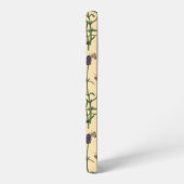 Handgemalte Wasserfarbe und Farbmuster mit Lava Samsung Galaxy Hülle (Linke Seite)